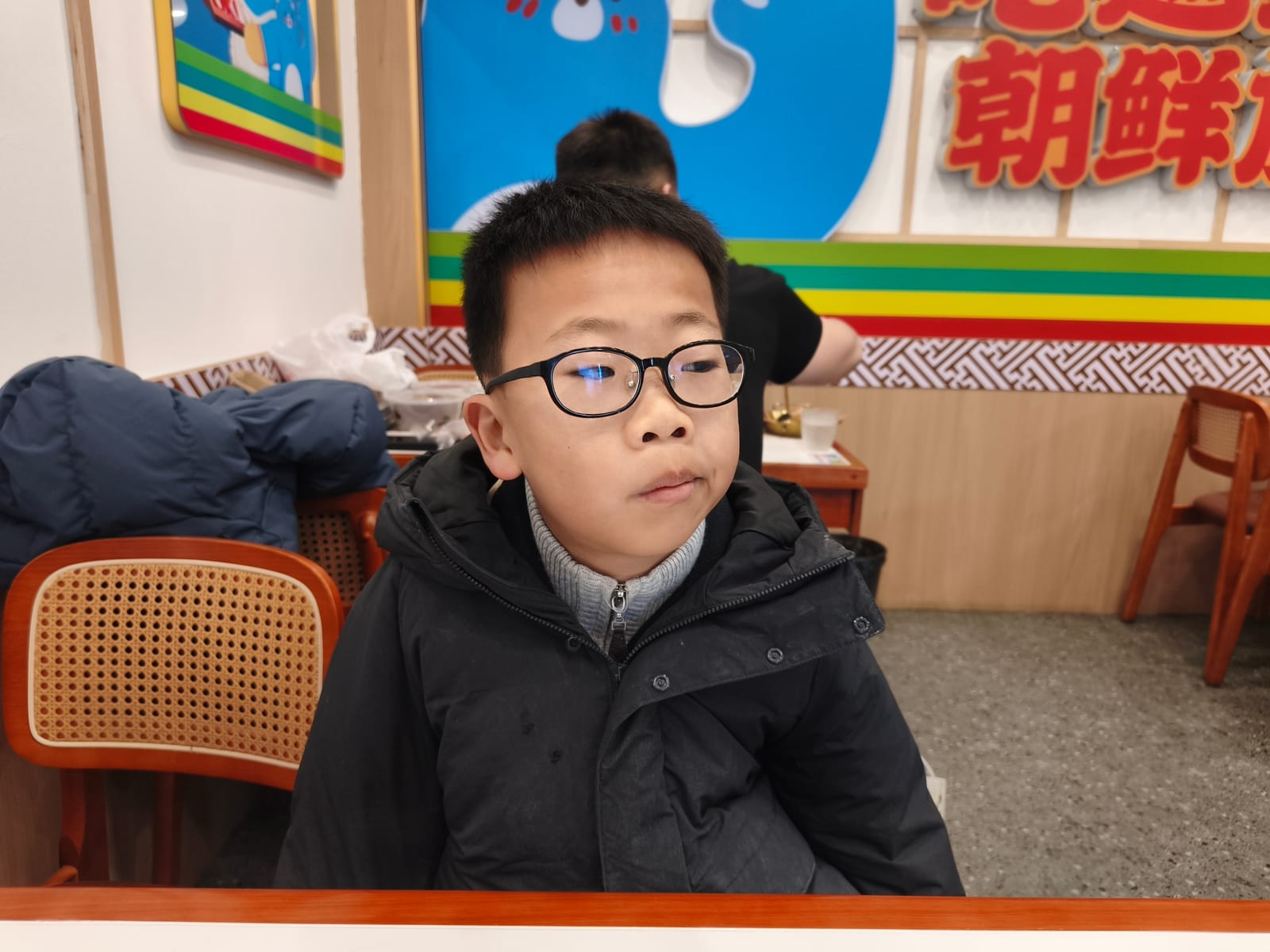 和航航逛街的记录照片