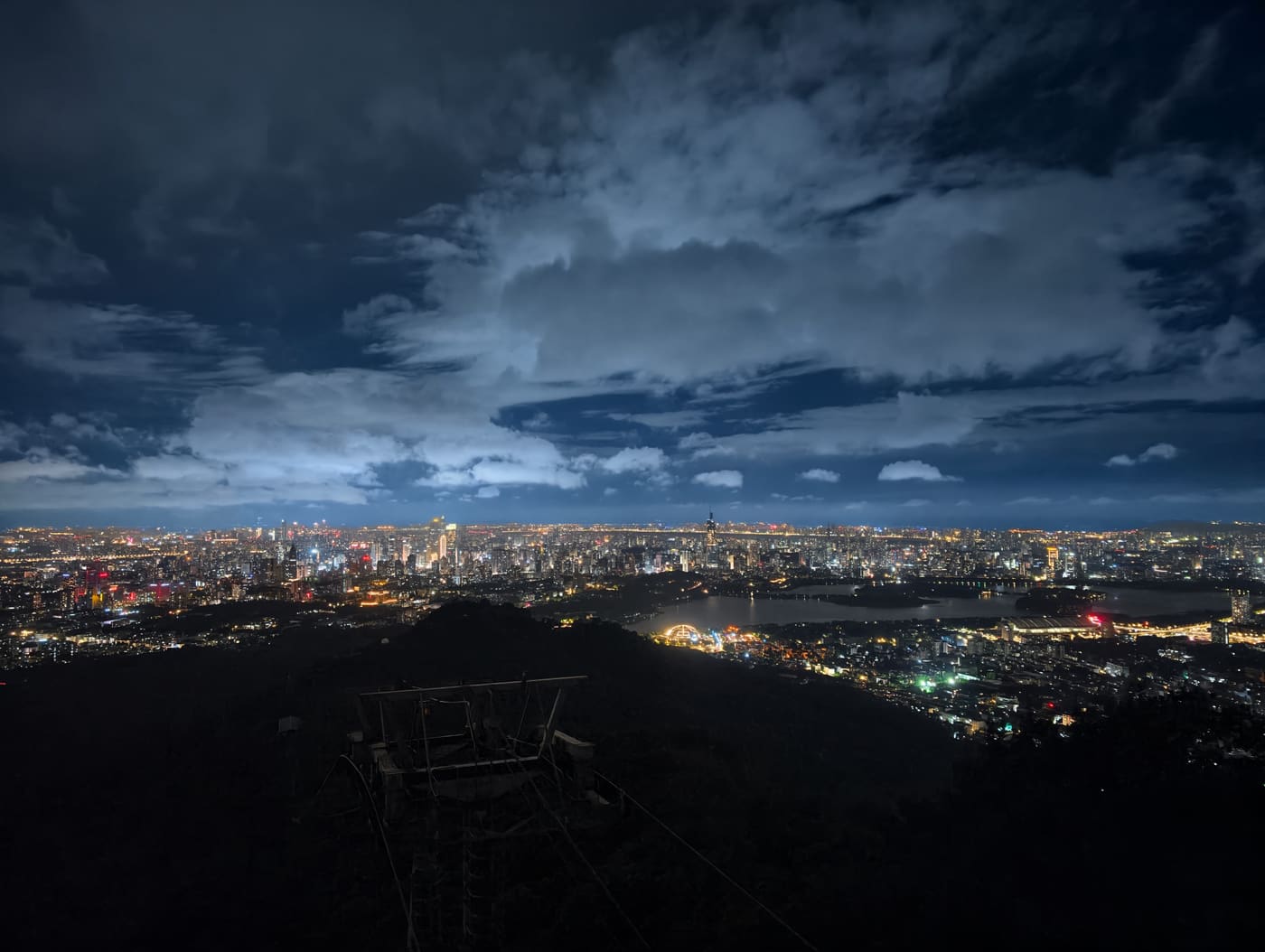 南京夜爬紫金山旅行照片