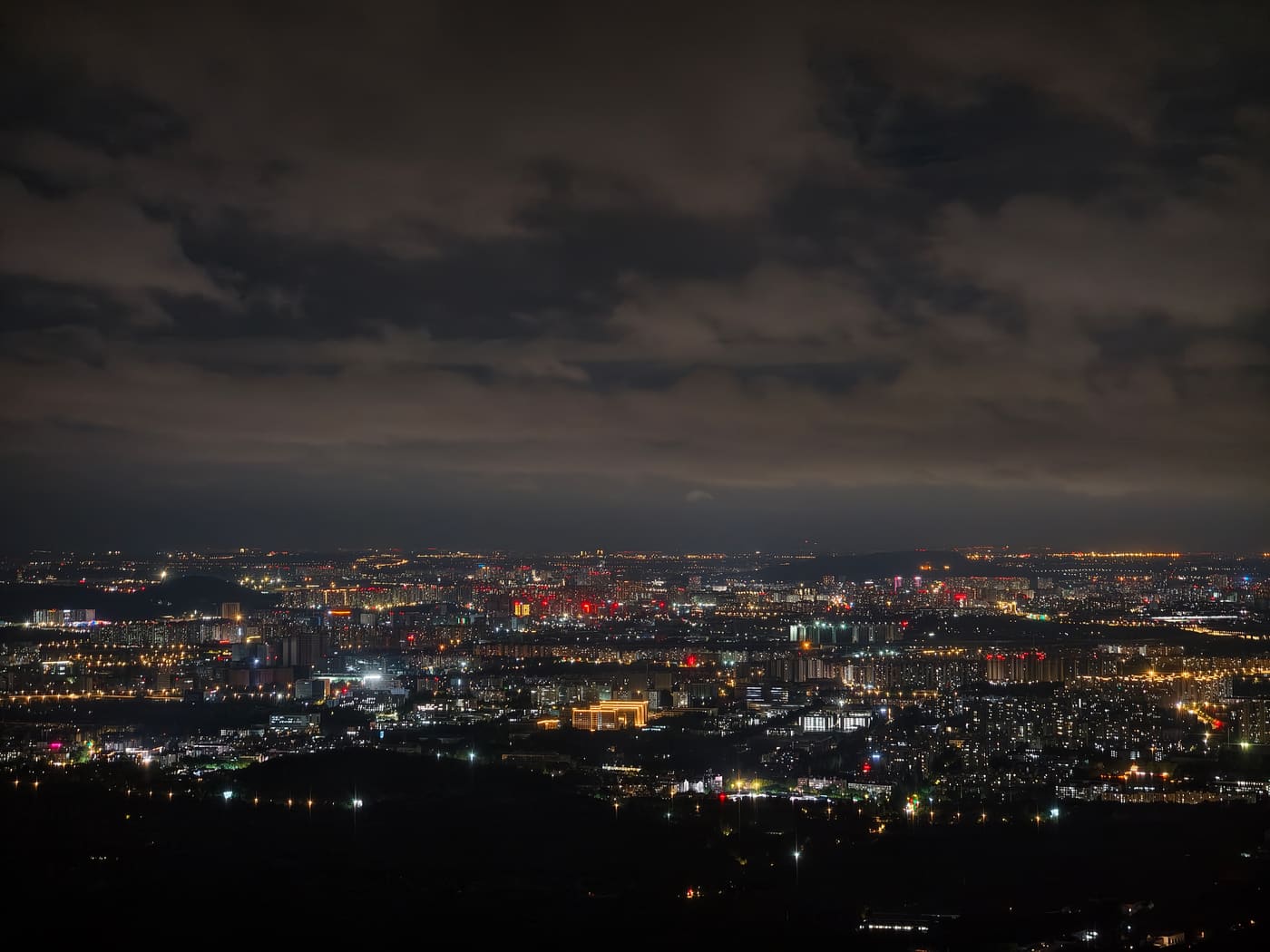 南京夜爬紫金山旅行照片