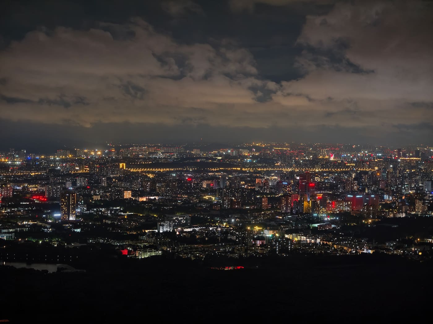 南京夜爬紫金山旅行照片