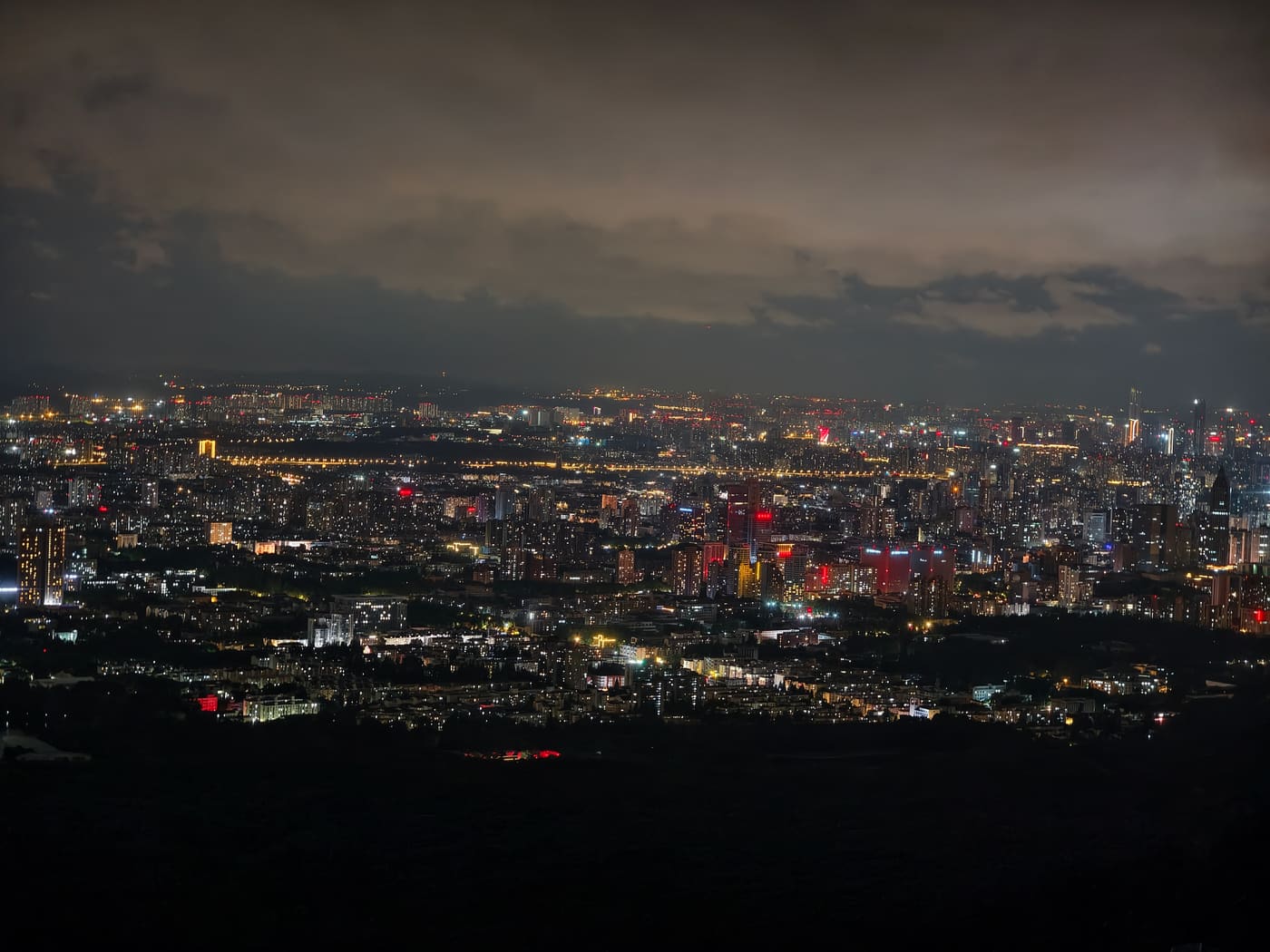 南京夜爬紫金山旅行照片