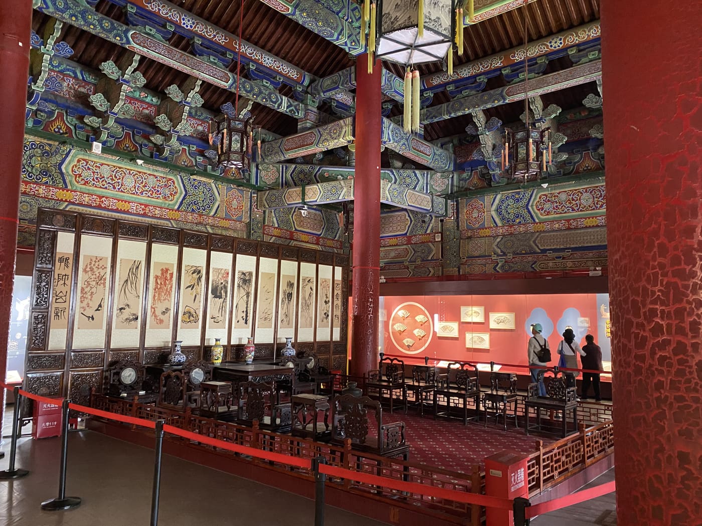 西安登上钟鼓楼旅行照片