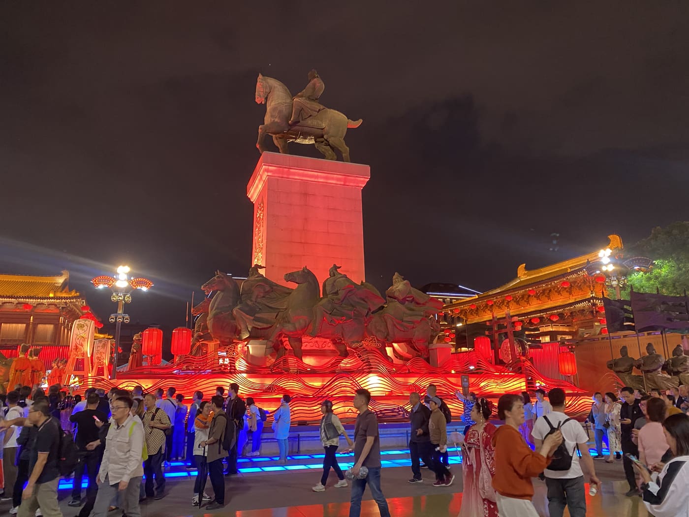 西安大唐不夜城旅行照片